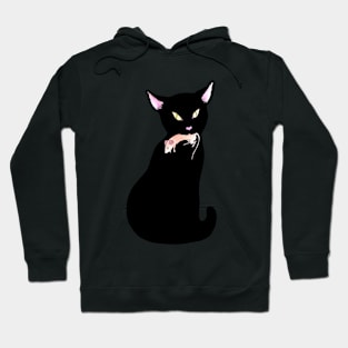 A spooky black cat Hoodie